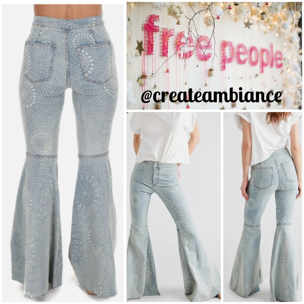 Free People High-Rise Flare Jeans